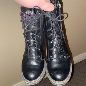 Heeled Combat Boots!